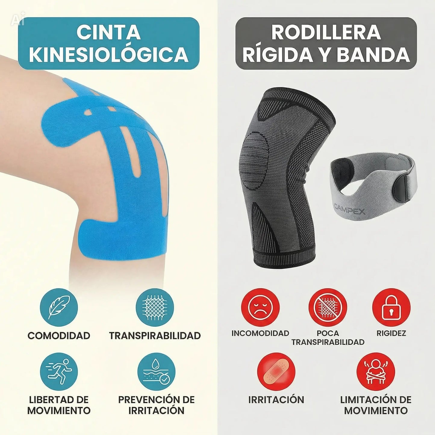 FlexiKnee Support™ - Muévete sin dolor (12 unidades)