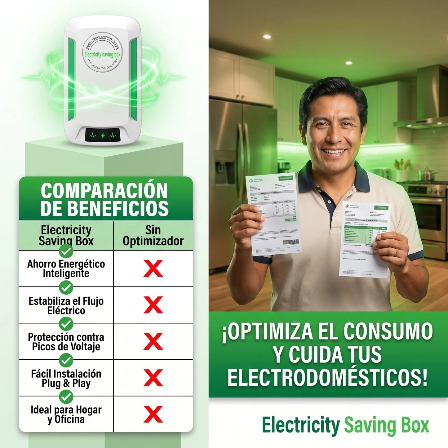 Electricity SavingBox™ - Ahorrador de luz eléctrica