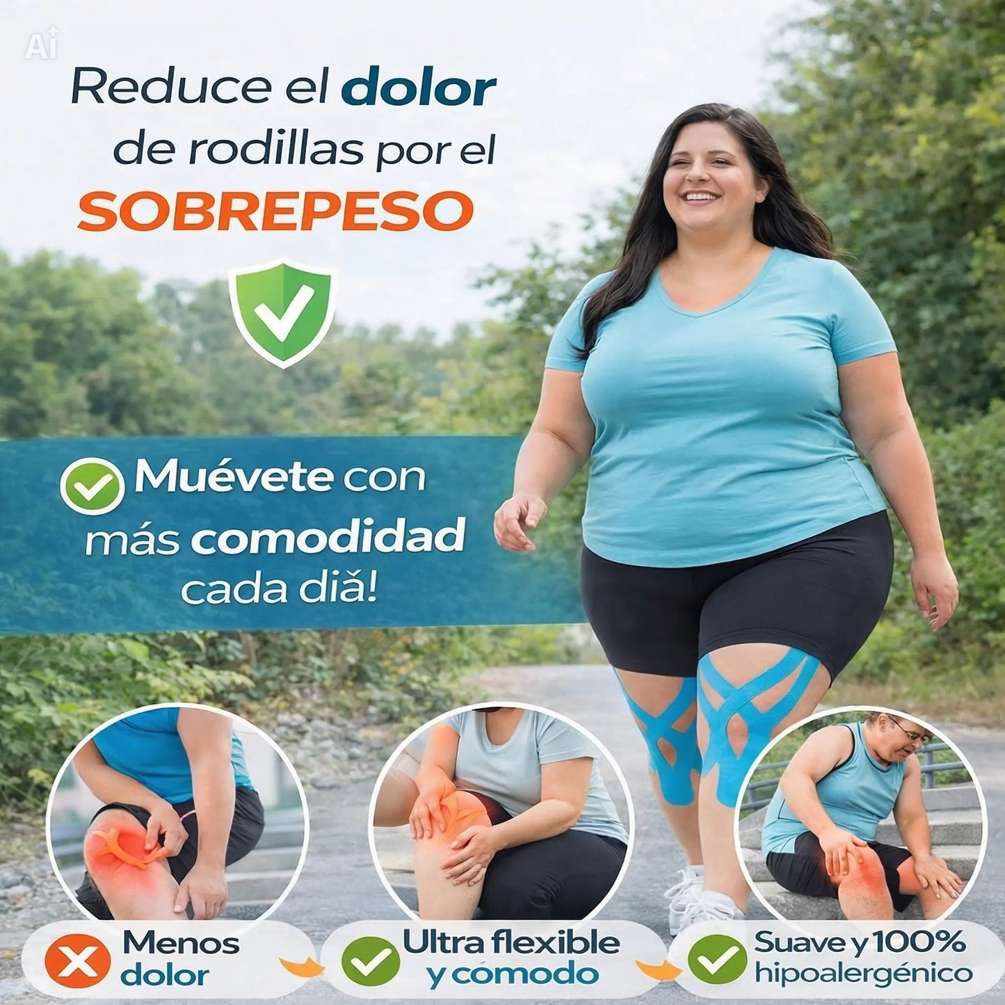FlexiKnee Support™ - Muévete sin dolor (12 unidades)